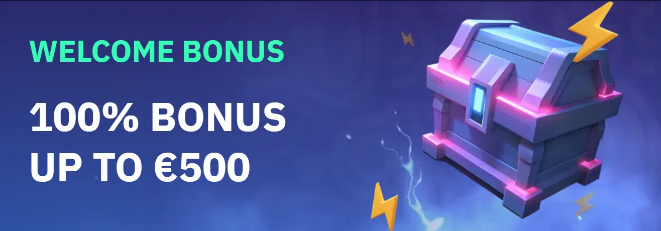 BeonBet welcome bonus up to €500